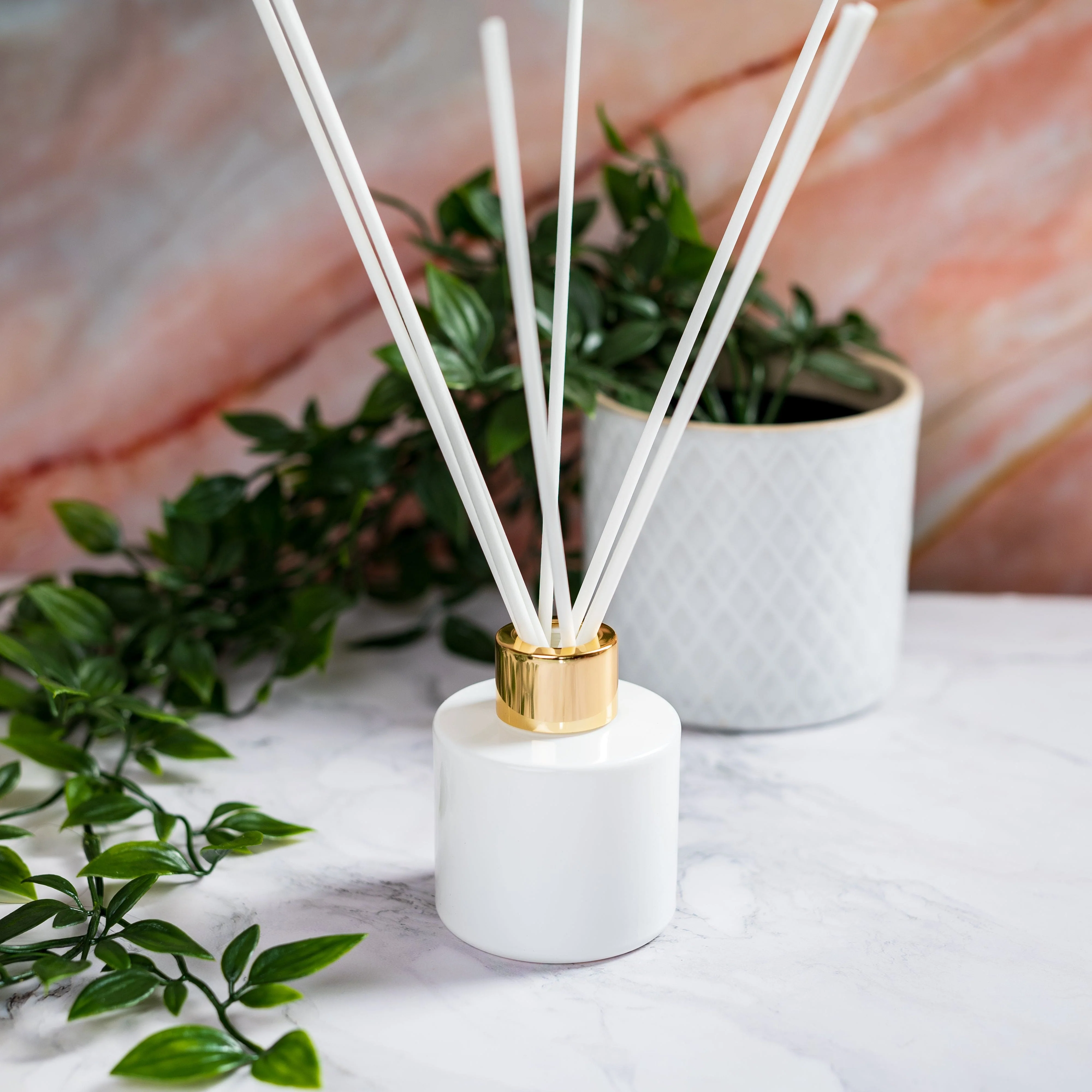 100ml Lotti Diffuser Bottle - White Gloss - Image 3