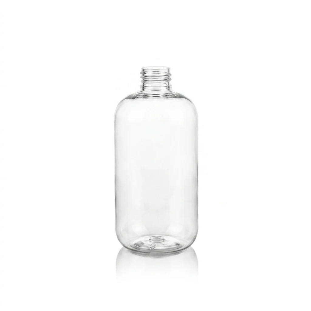 300ml Clear PET Boston Round