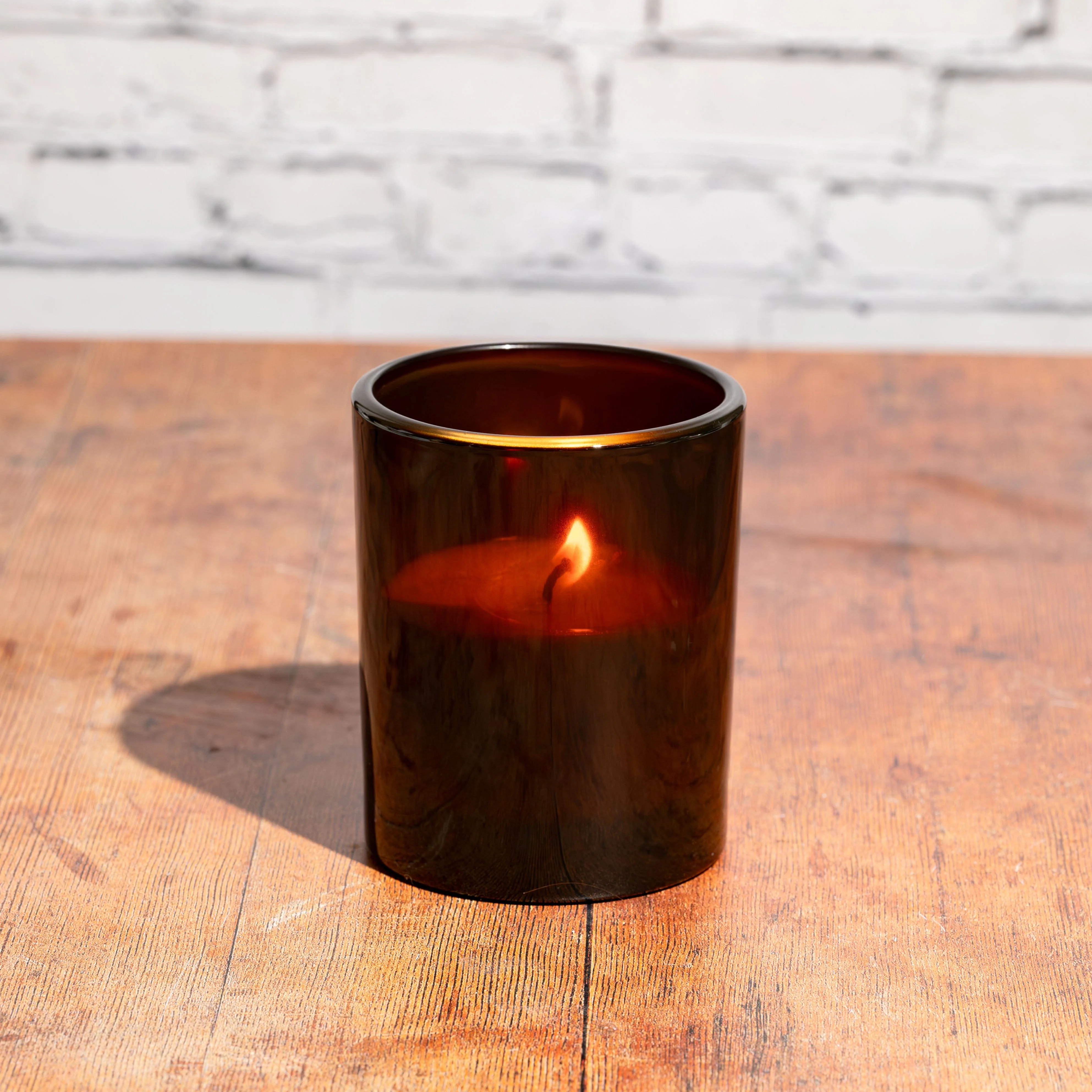 30cl Ebony Candle Jar - Amber - Image 3