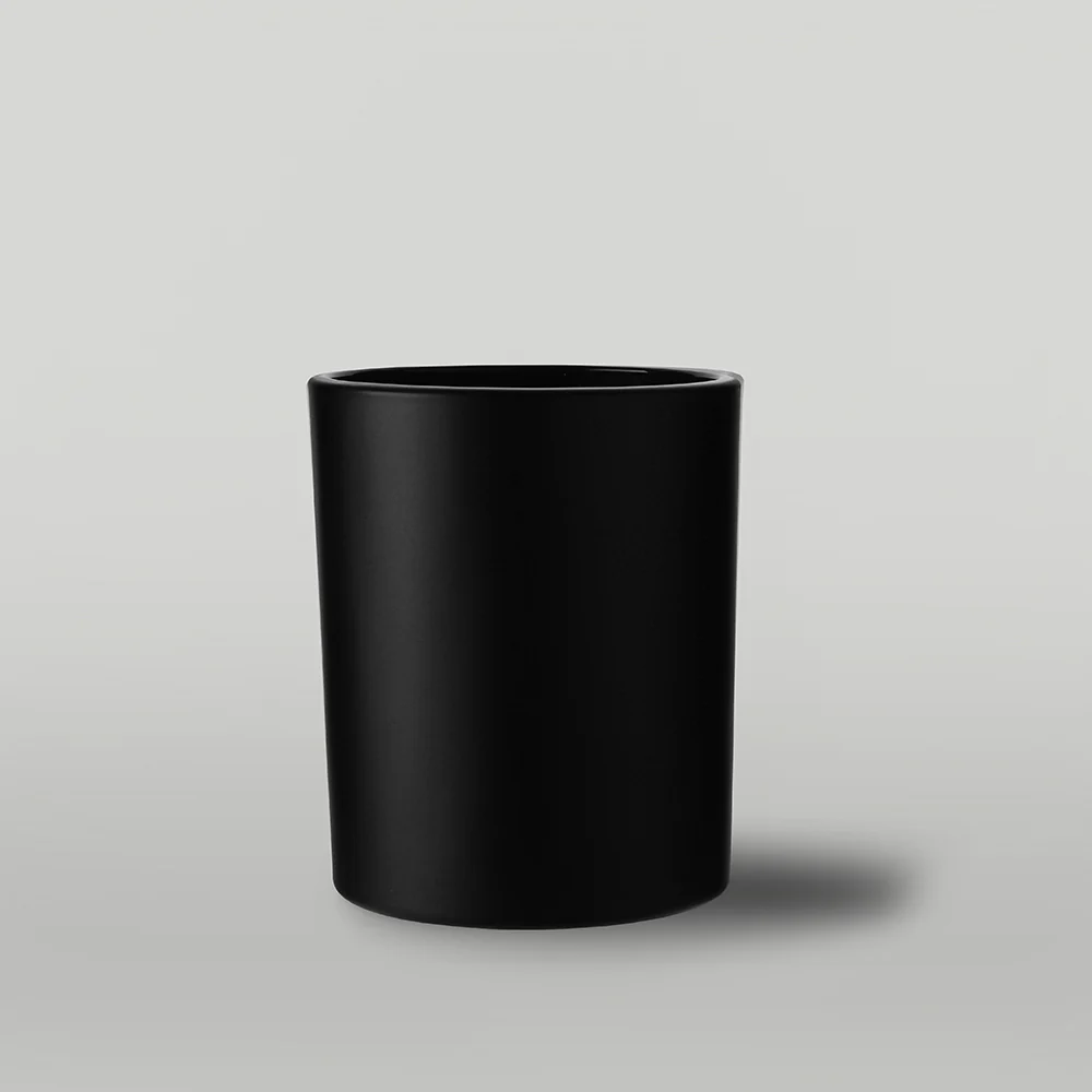 30cl Ebony Candle Jar - Black Matt
