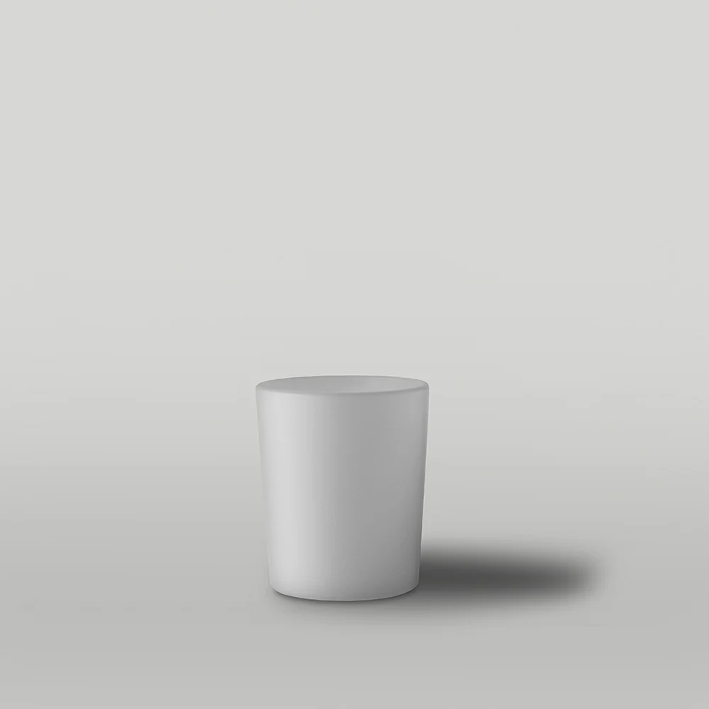 9cl Lotti Candle Jar - White Matt