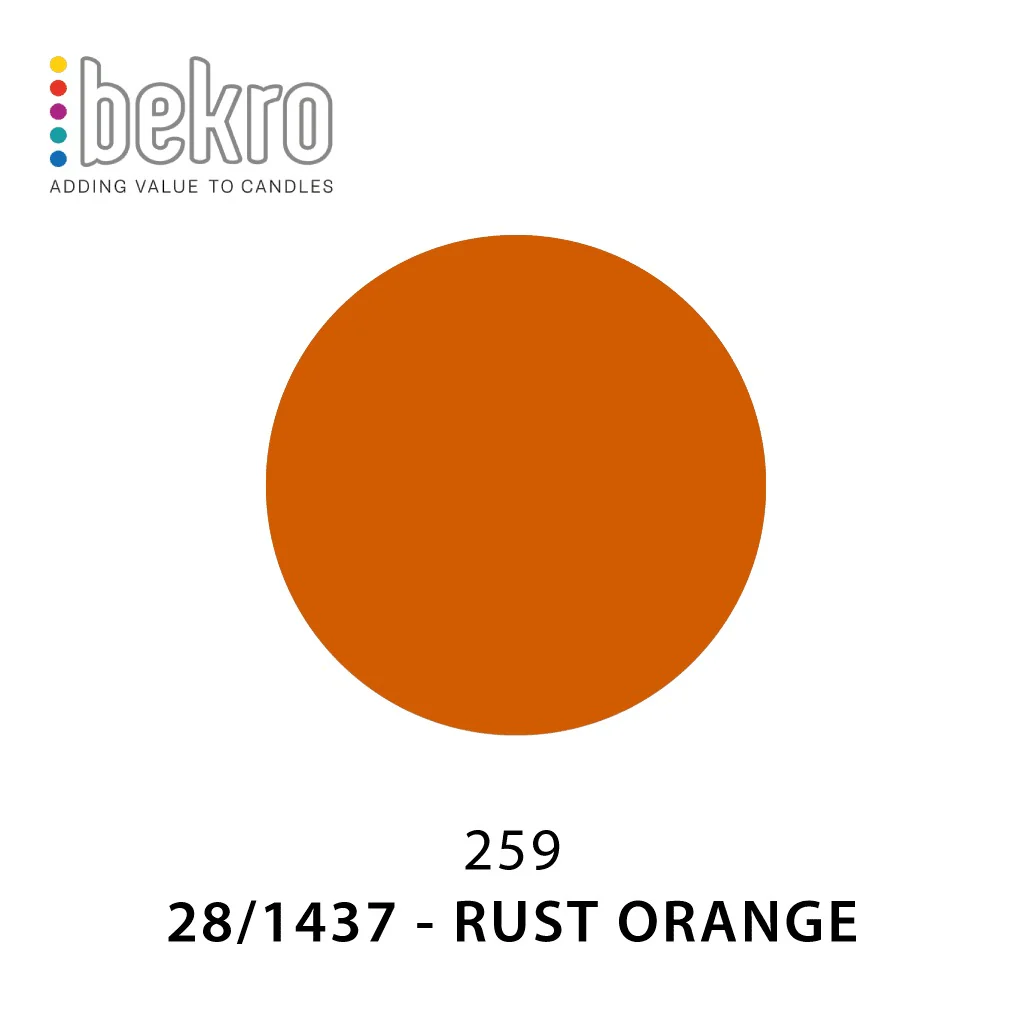 Bekro Dye - 28/1437 - Rust Orange