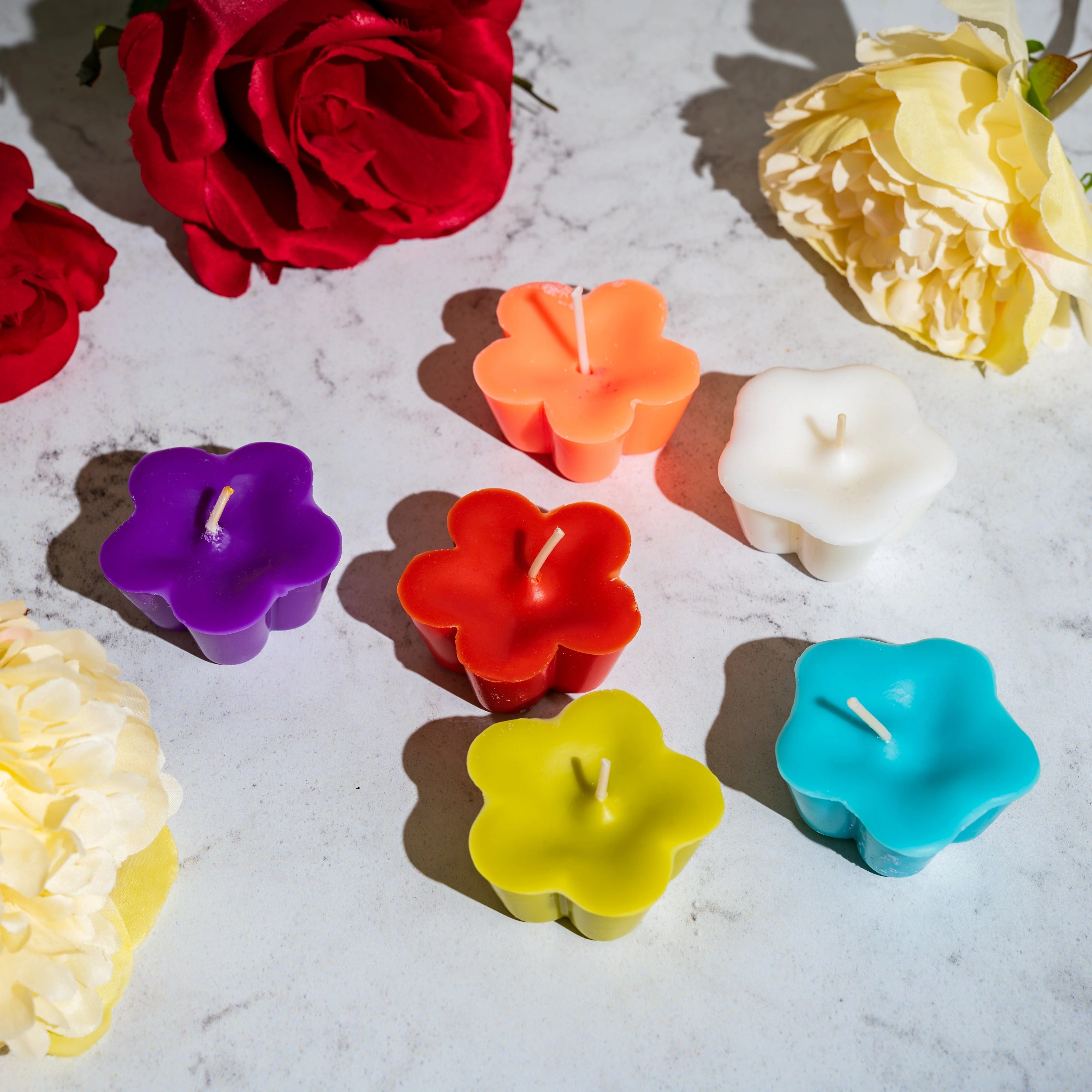 Floating Rosette - Pillar Candle Mould - Image 3