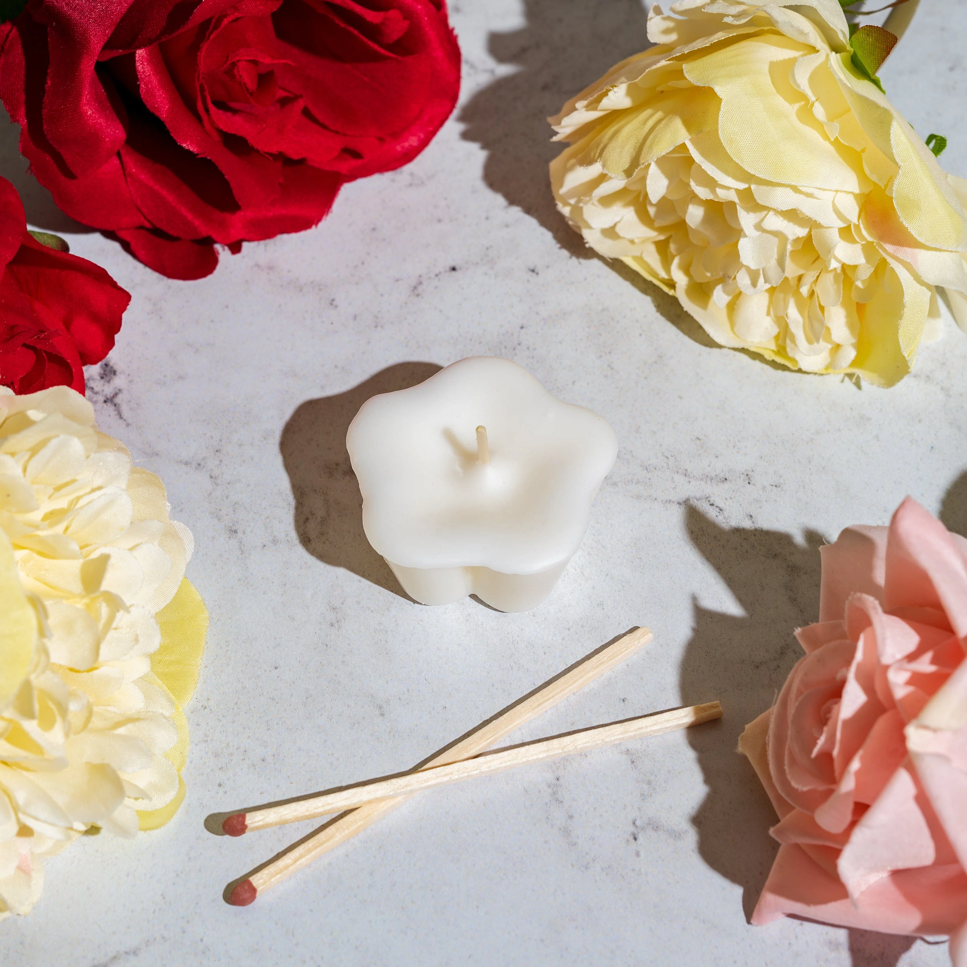 Floating Rosette - Pillar Candle Mould - Image 4