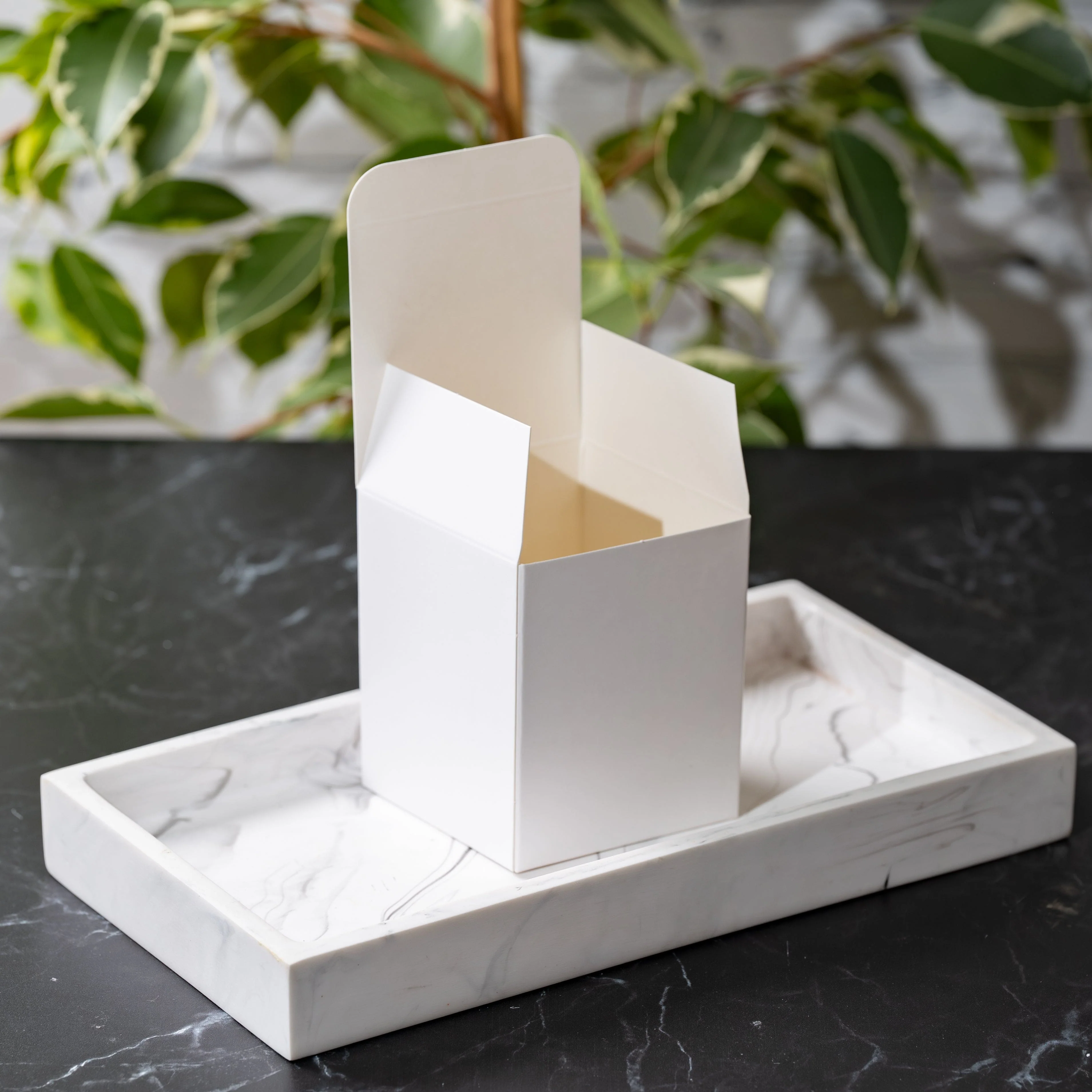 White Simplicity Candle Box (Size 2) - Image 2
