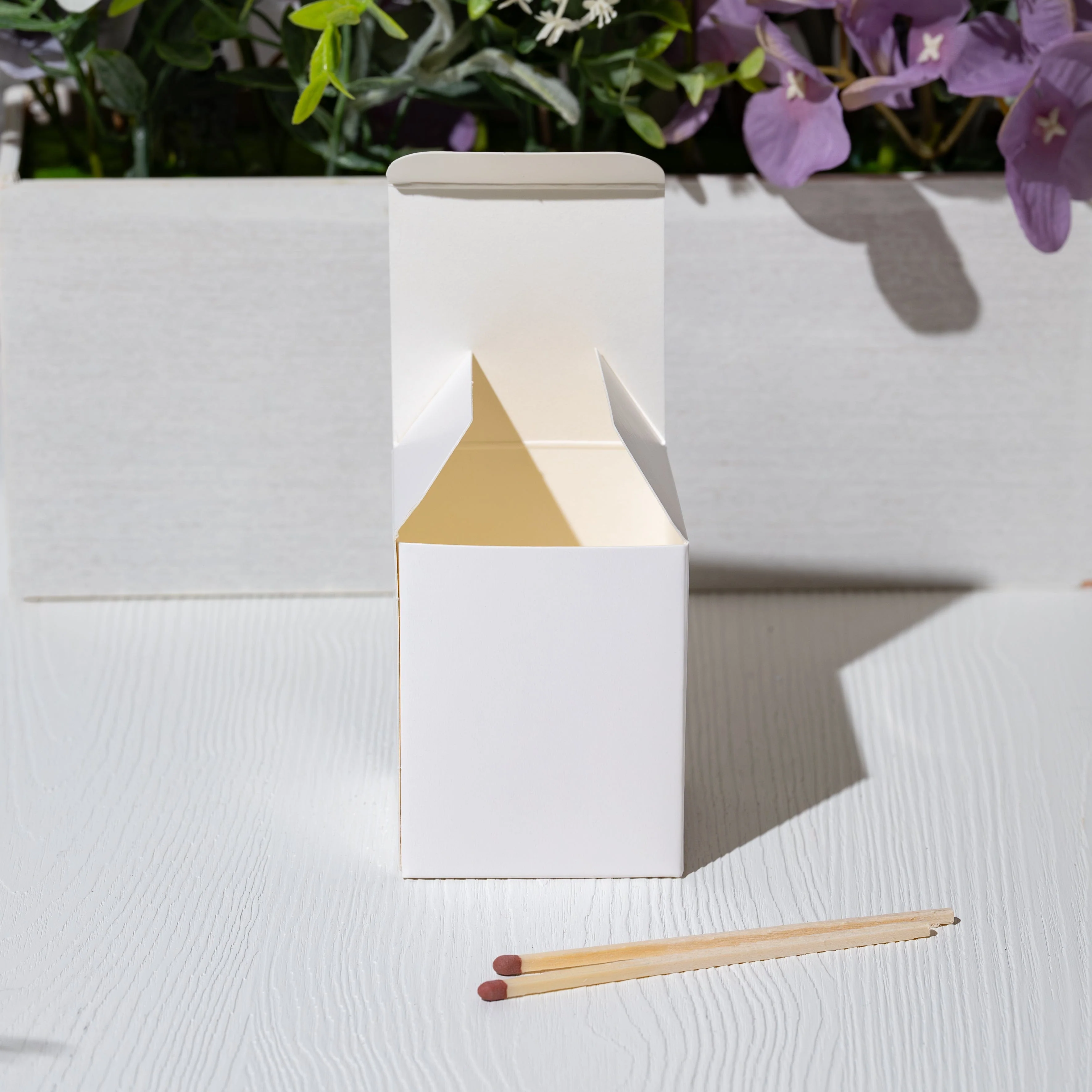 White Simplicity Candle Box (Size 1) - Image 2