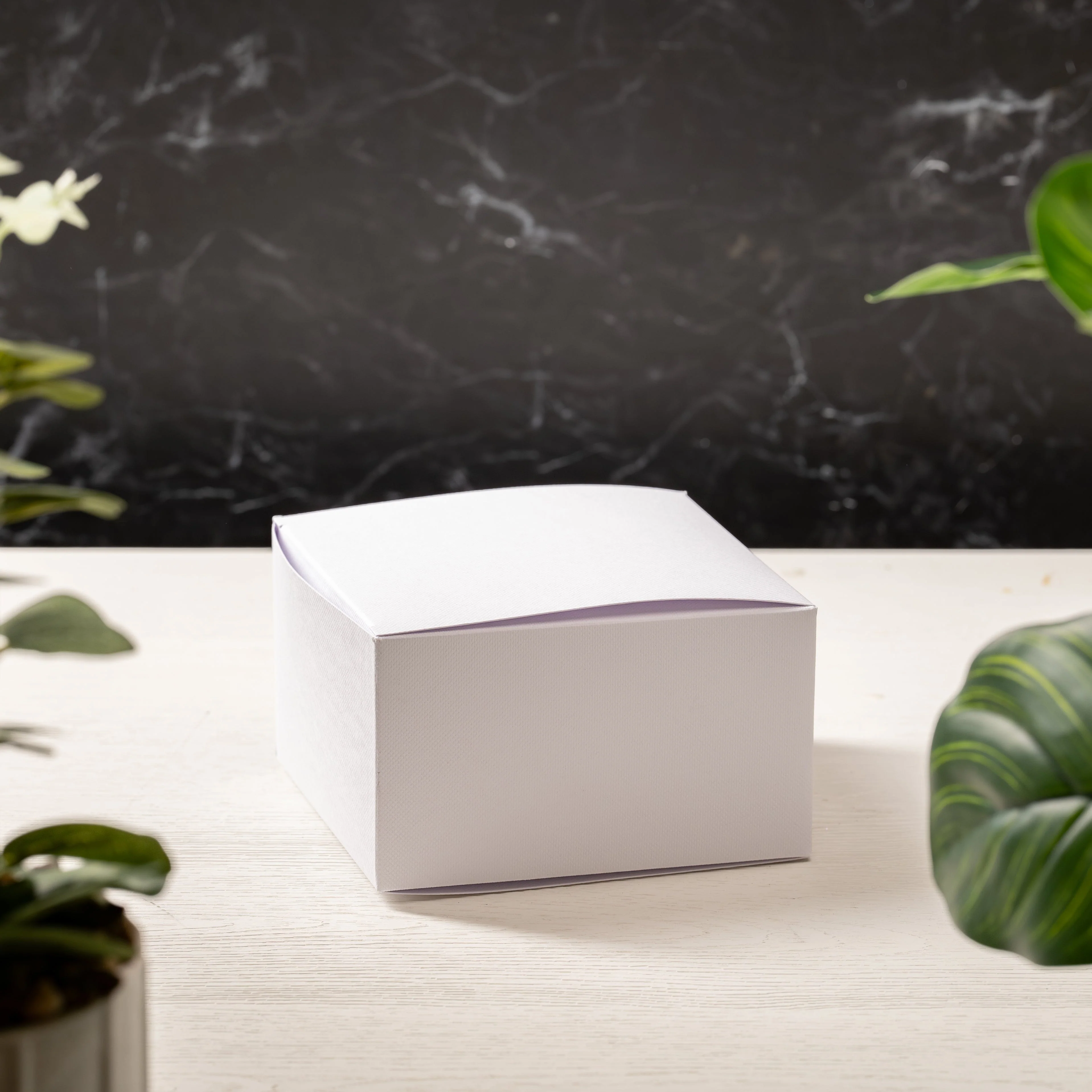 White eFluted Candle Box (Size 5) - Image 4