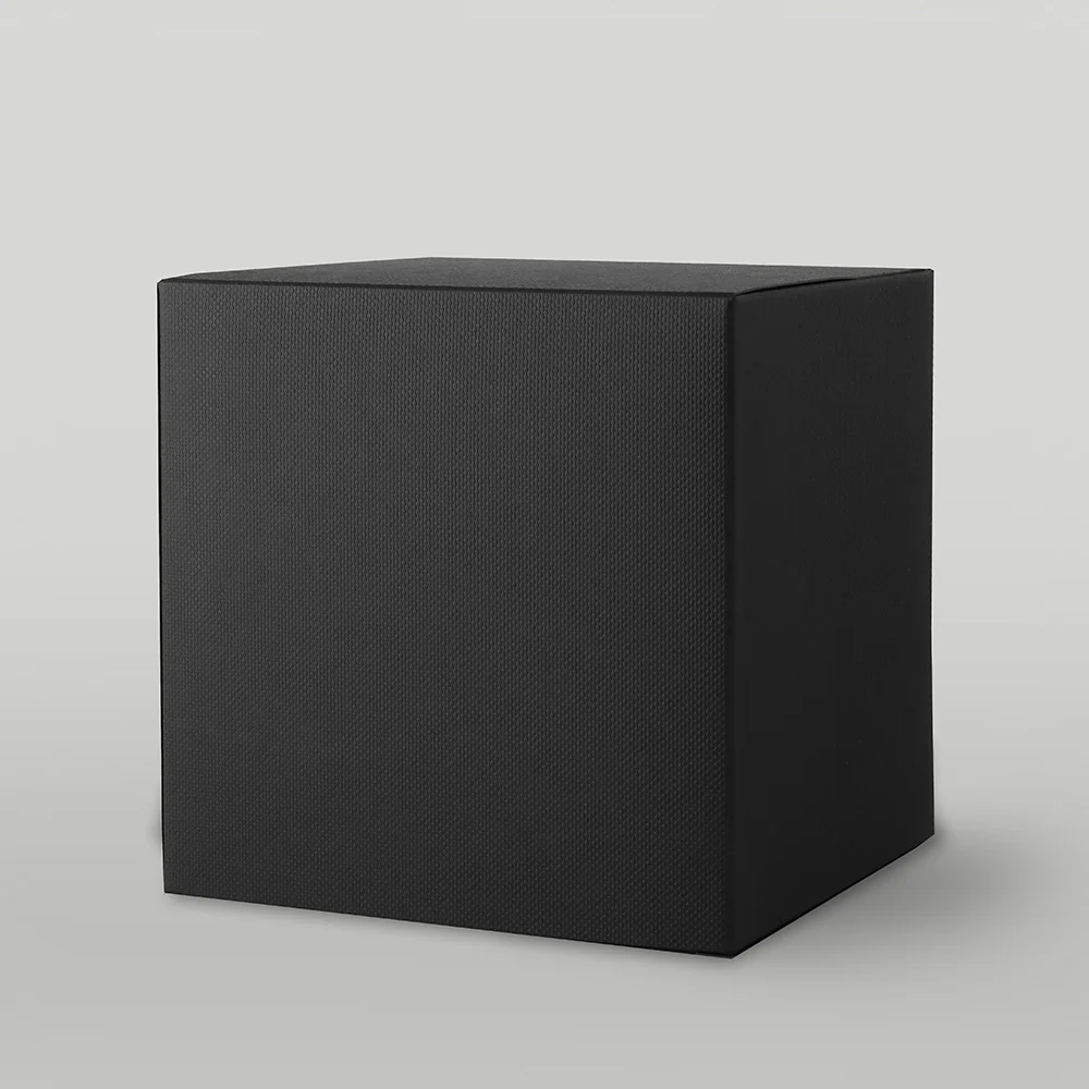 Black eFluted Candle Box (Size 6)