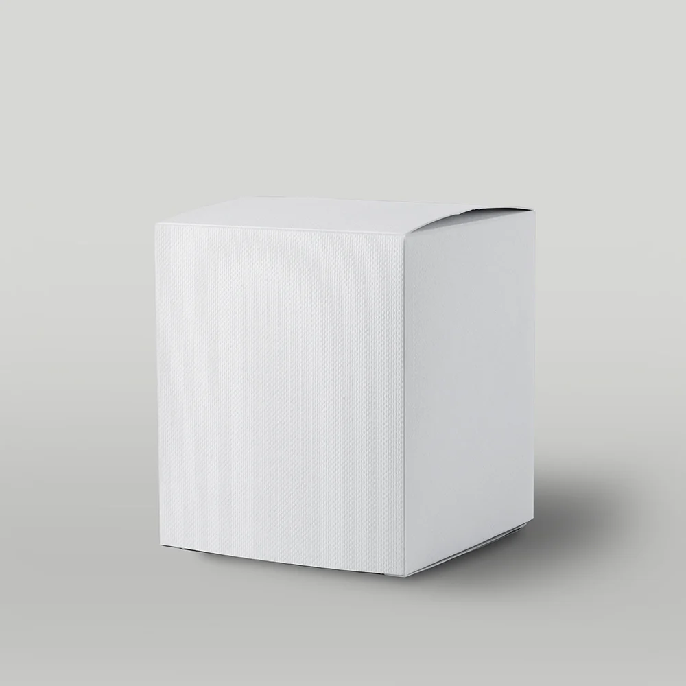 White eFluted Candle Box (Size 6)