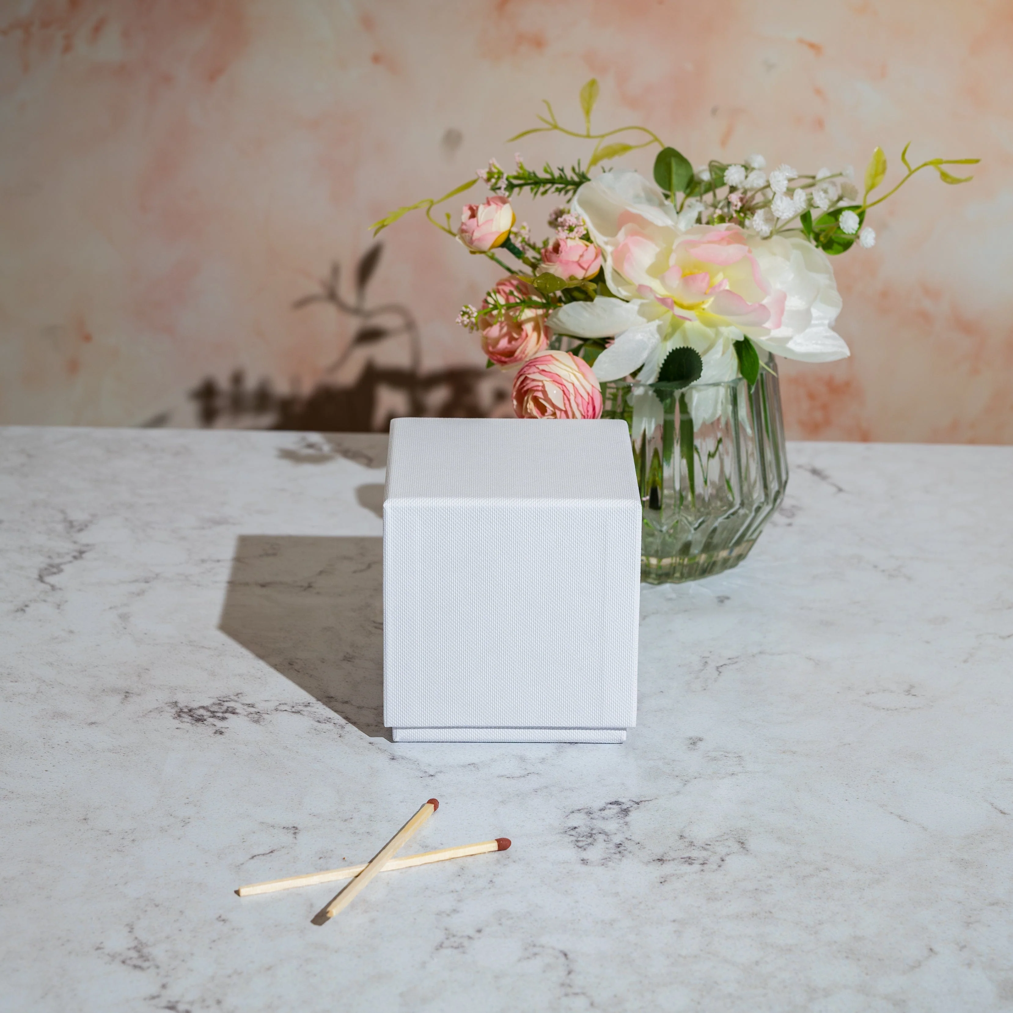 White Rigid Candle Box (Size 3) - Image 2