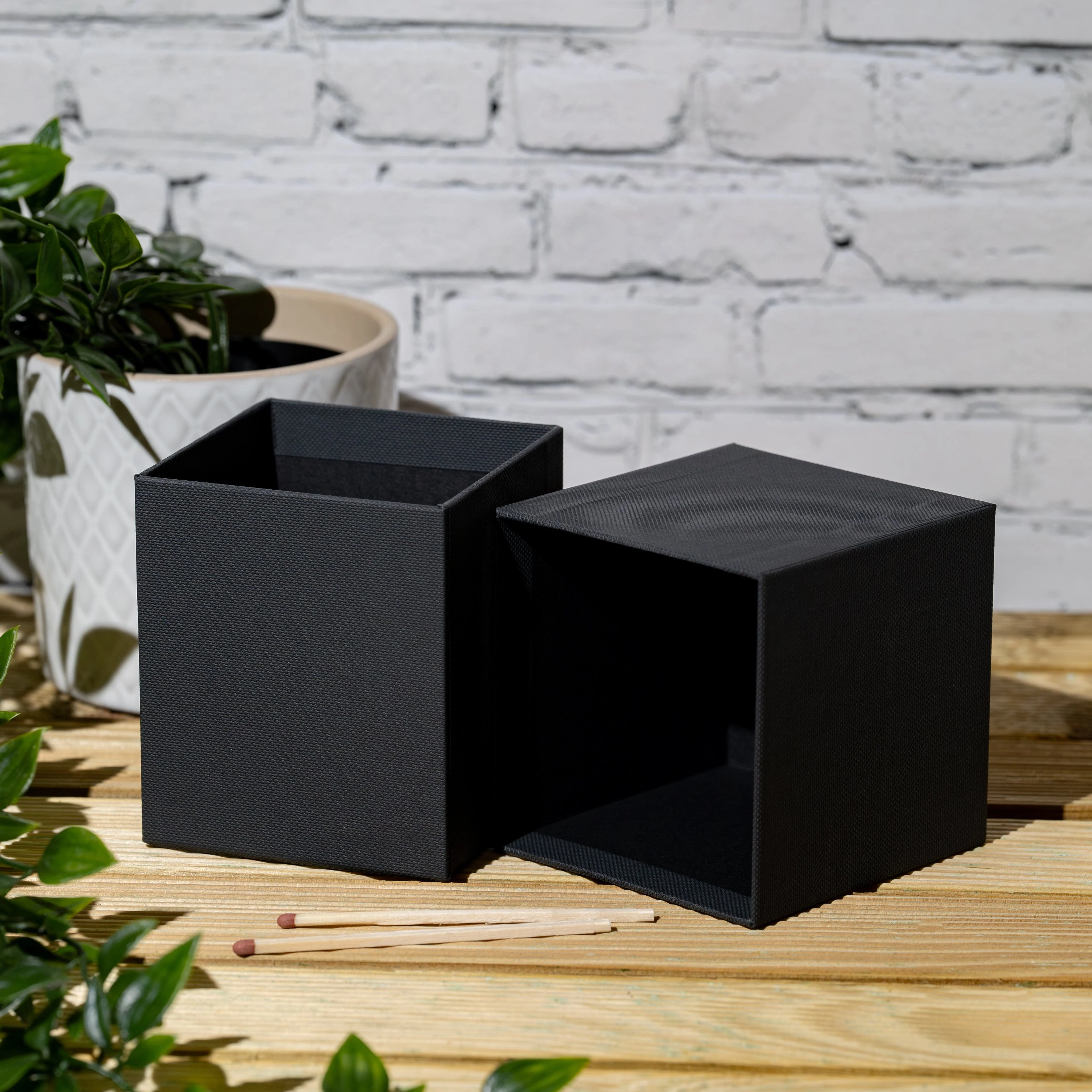 Black Rigid Candle Box (Size 4) - Image 4