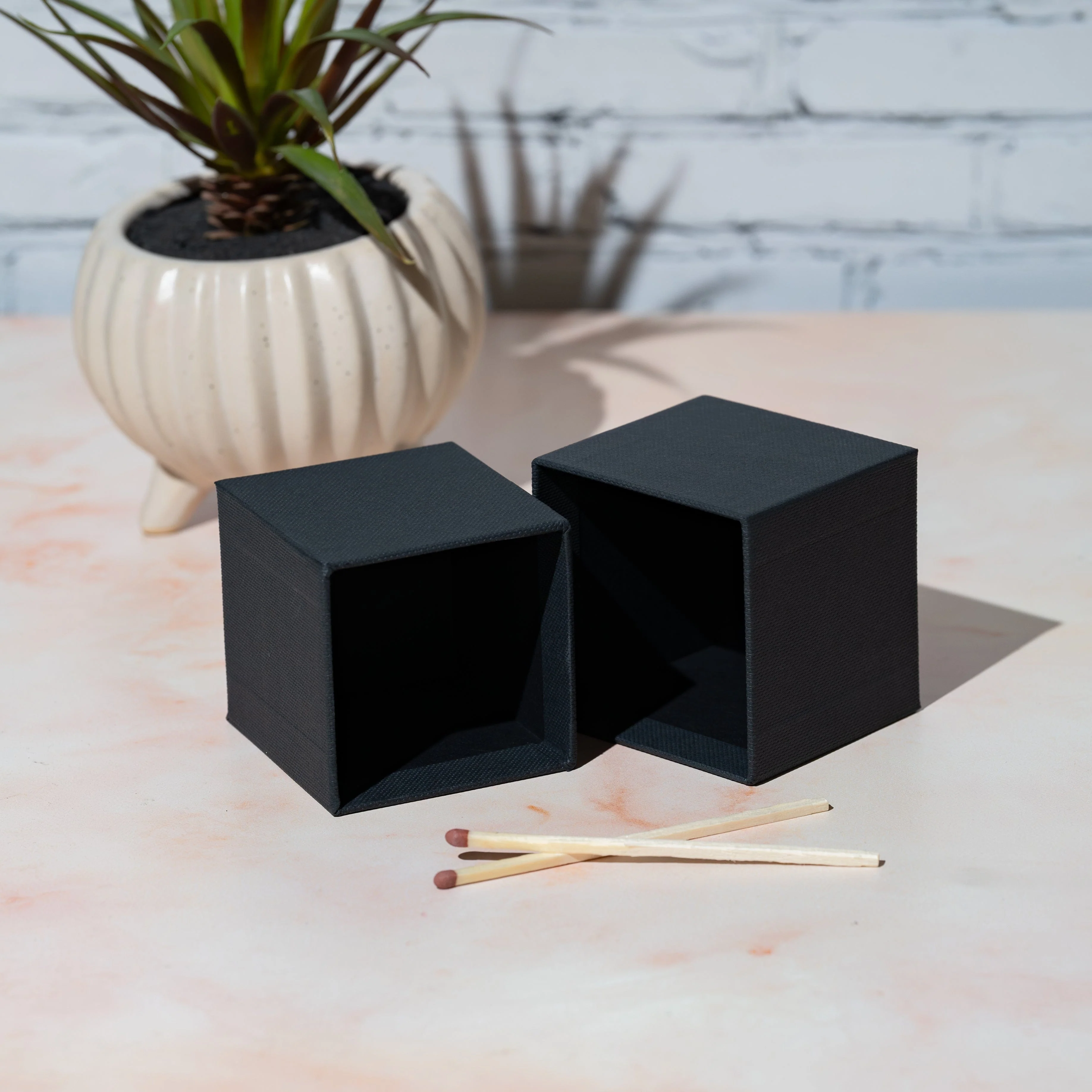 Black Rigid Candle Box (Size 1) - Image 4