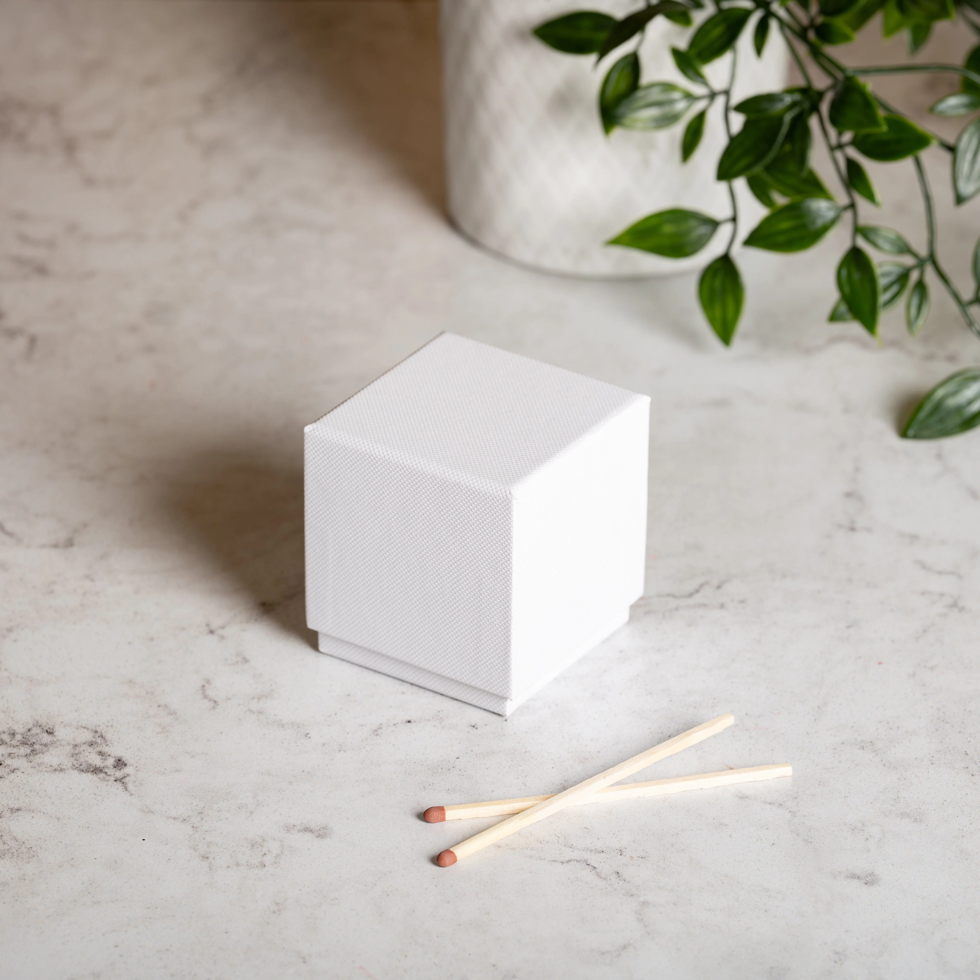 White Rigid Candle Box (Size 1) - Image 3