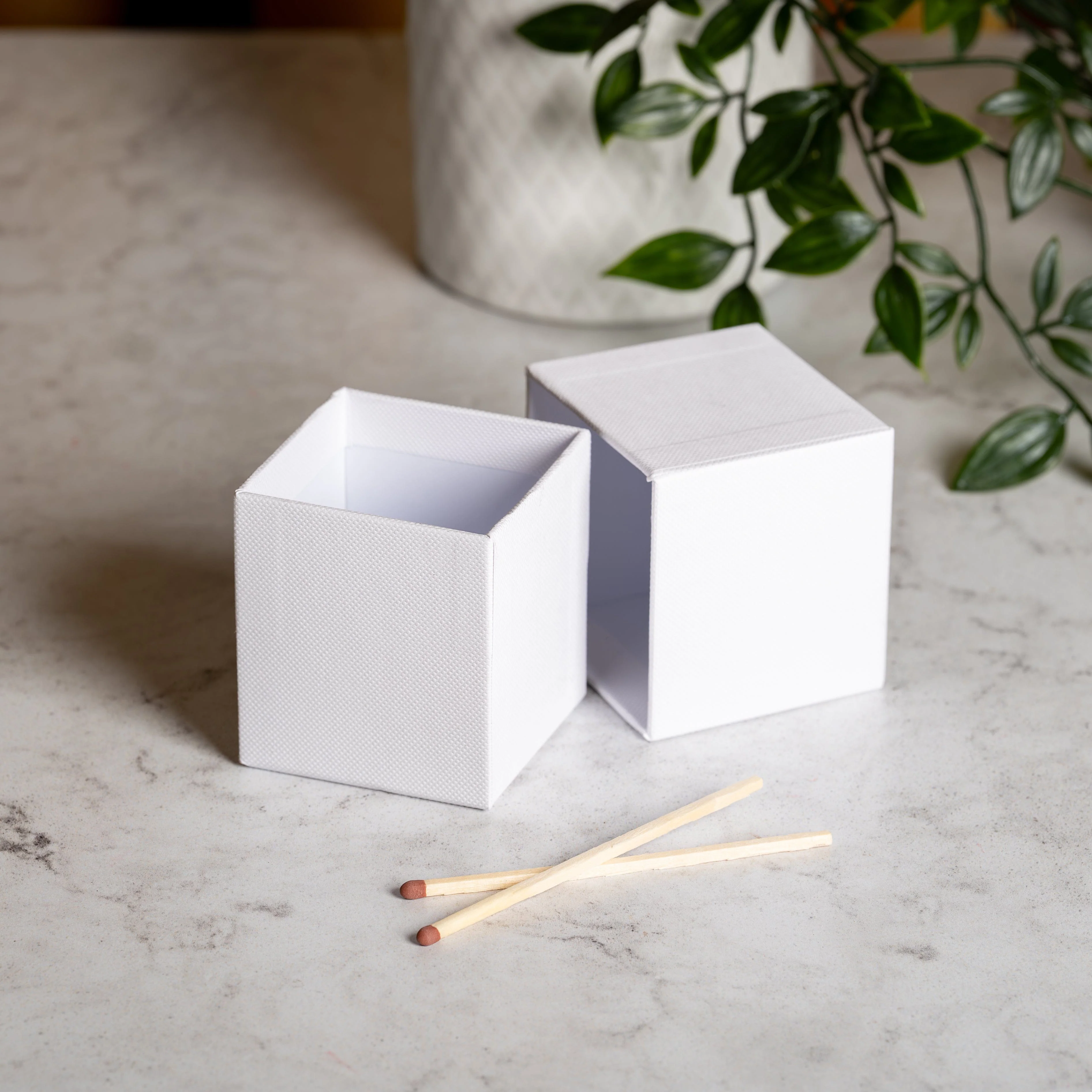 White Rigid Candle Box (Size 1) - Image 4