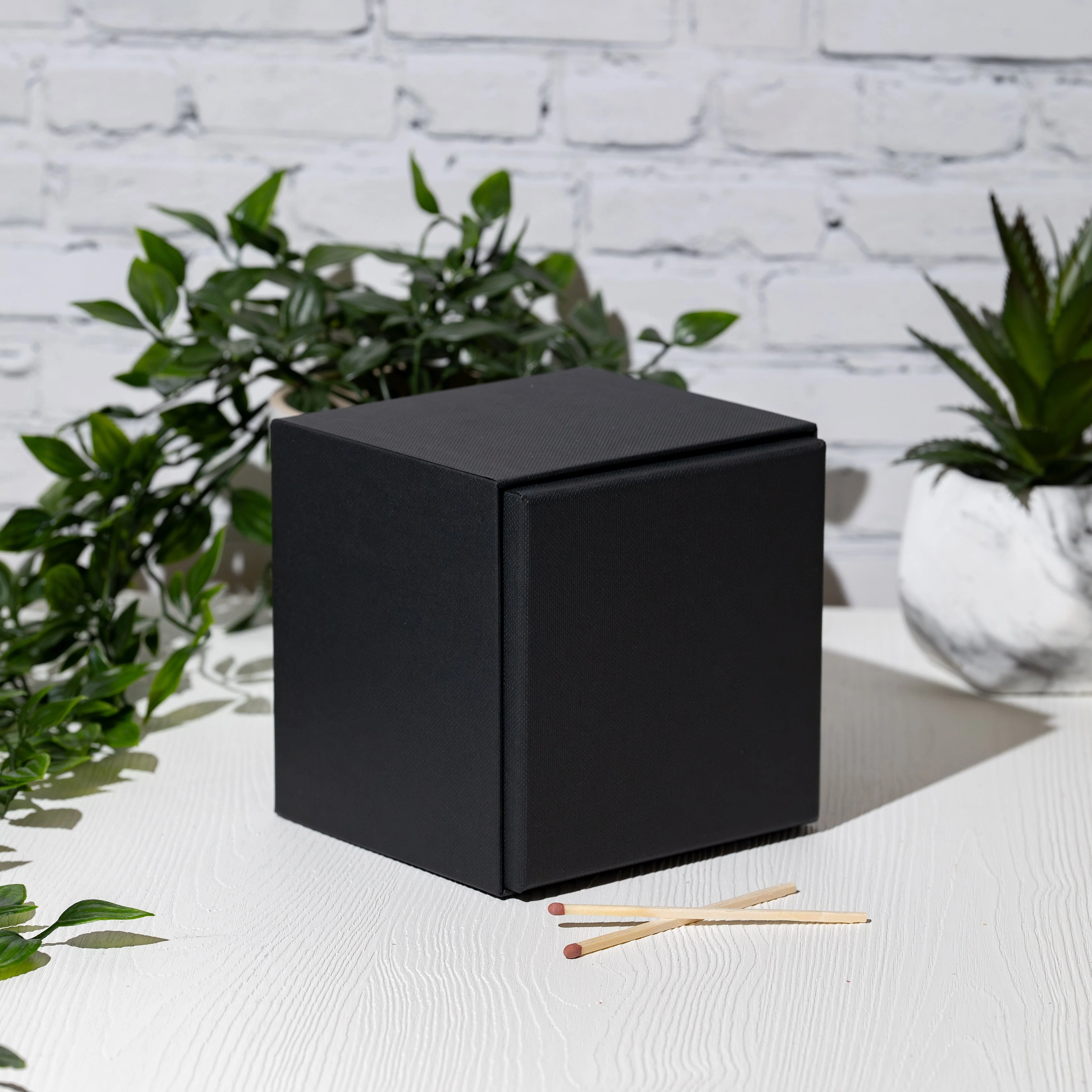 Black Rigid Candle Box (Size 6) - Image 4