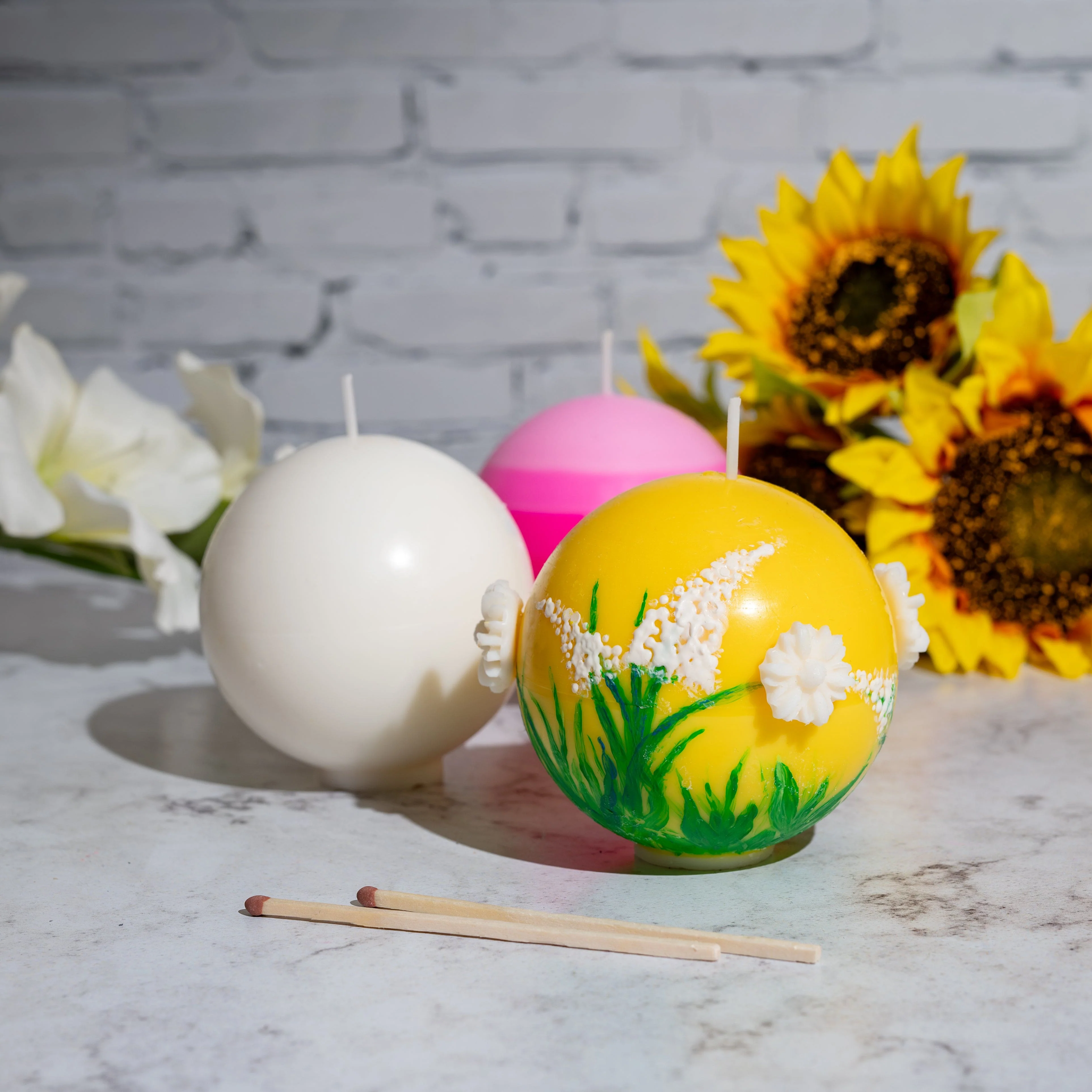 Sphere - Pillar Candle Mould - Image 3