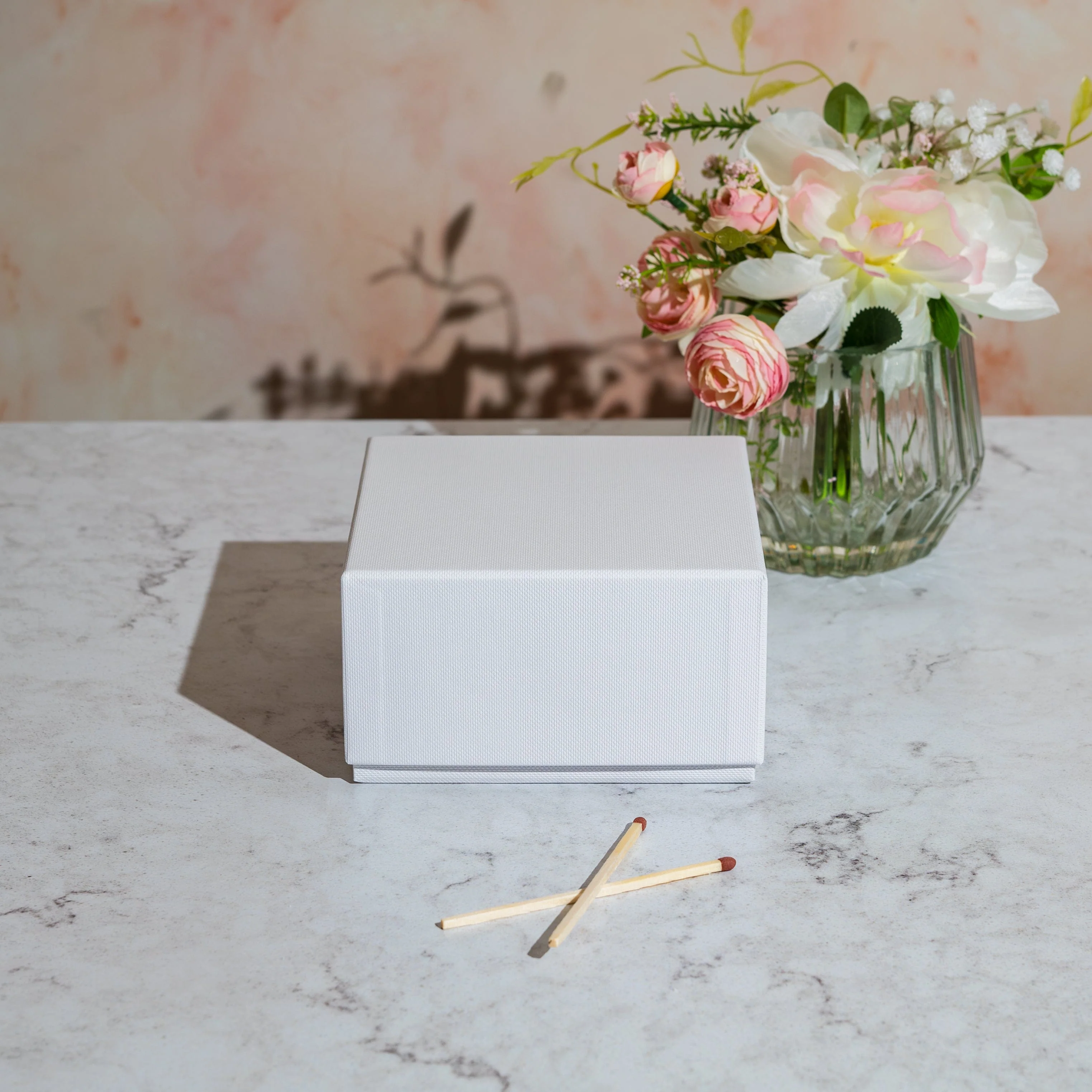 Luxury Rigid Box & Sleeves - 425g - 3-Wick White - Pack of 2 - Image 2